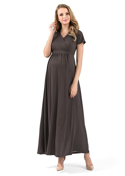 Платье длинное Луиза для беременных и кормящих I Love Mum 2