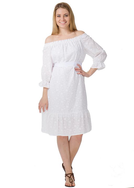 Платье Айрен для беременных белый I Love Mum 4