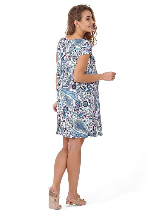 Платье Калибри для беременных синий I Love Mum 2