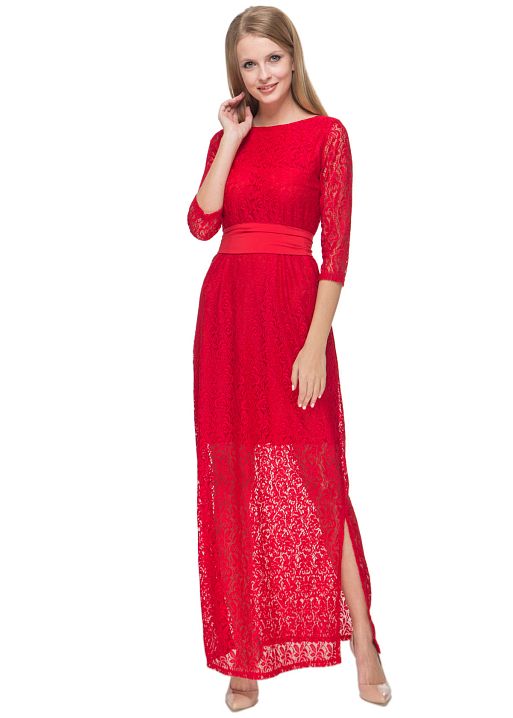 Платье Дебора красное для беременных I Love Mum 2