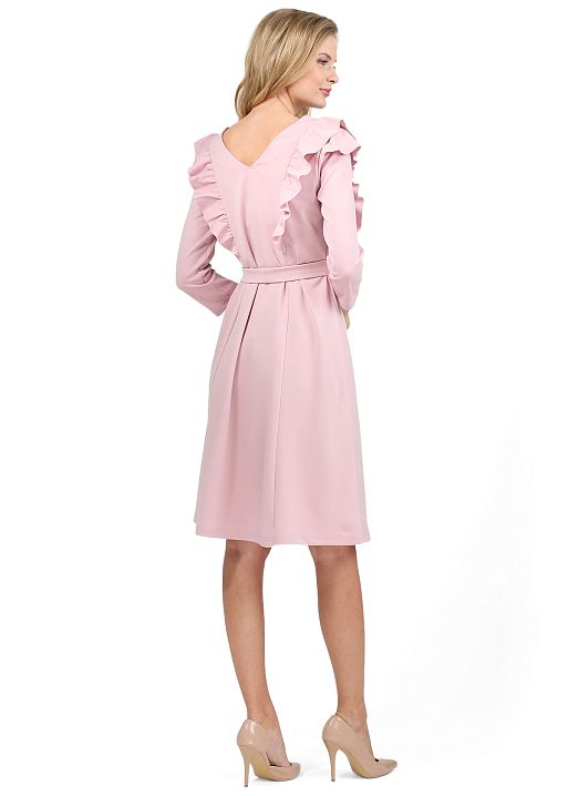 Платье Эвелина для беременных и кормящих розовый I Love Mum 4