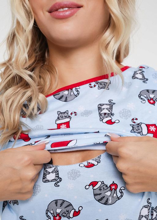 Ночная сорочка Мелания для беременных и кормящих I Love Mum 3