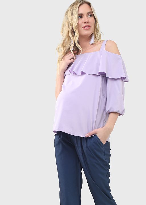 Блузка Сальма для беременных и кормящих I Love Mum 1