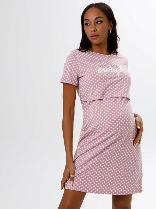 Ночная сорочка для беременных и кормления Медина I Love Mum 8