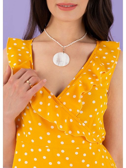 Платье для беременных женское Василиса; цвет: шафрановый 4 Платье для беременных женское Василиса I Love Mum 4