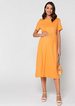 Платье Мэрибет для беременных цвет манго   I Love Mum
