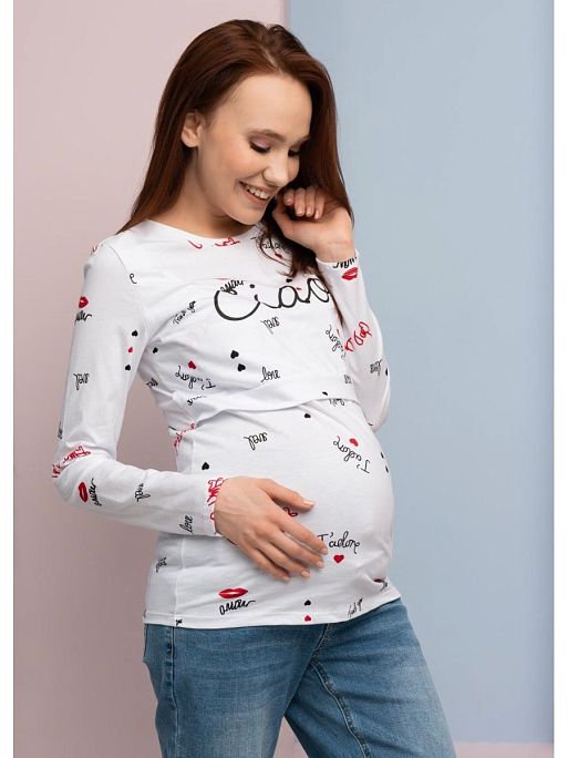 Футболка для беременных и кормящих Лиора I Love Mum 1