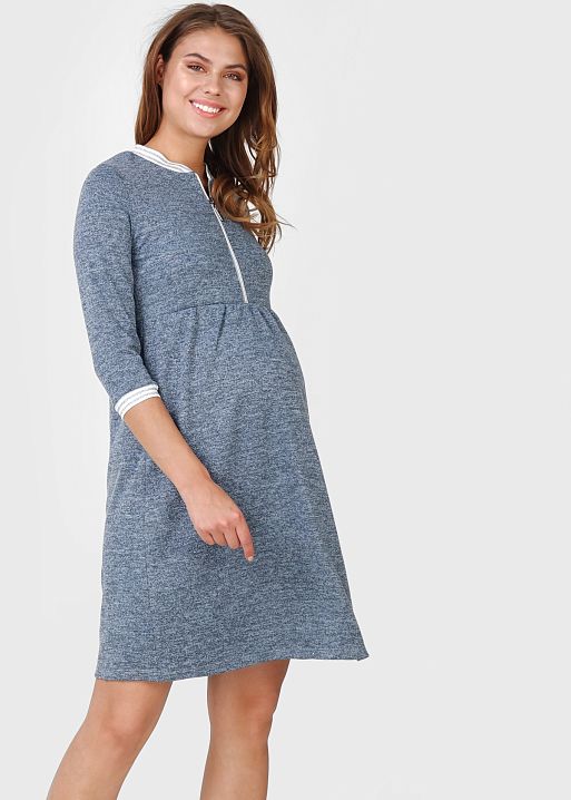 Платье Деми для беременных и кормящих I Love Mum 1