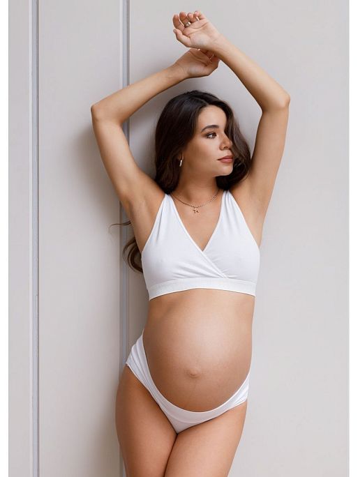 Трусы для беременных женские Лика набор 2 шт хлопок низкие I Love Mum 16