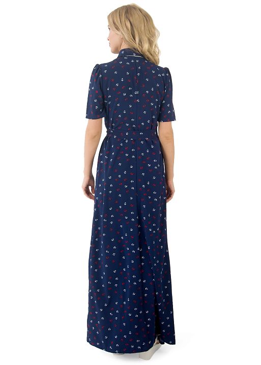 Платье Элейн для беременных и кормящих т.синий I Love Mum 2