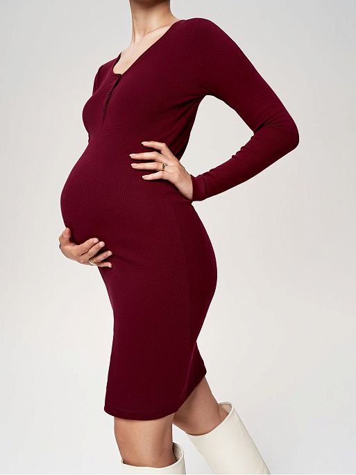 Платье лапша для беременных и кормящих Алиса I Love Mum 6