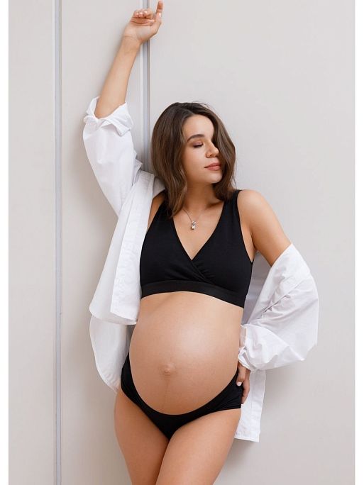 Трусы для беременных женские Лика набор 2 шт хлопок низкие I Love Mum 13