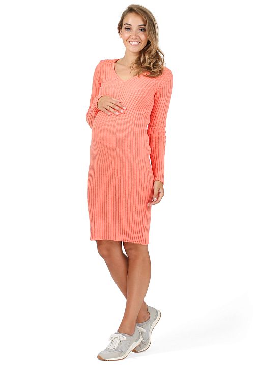 Платье Холли для беременных лососевый I Love Mum 1