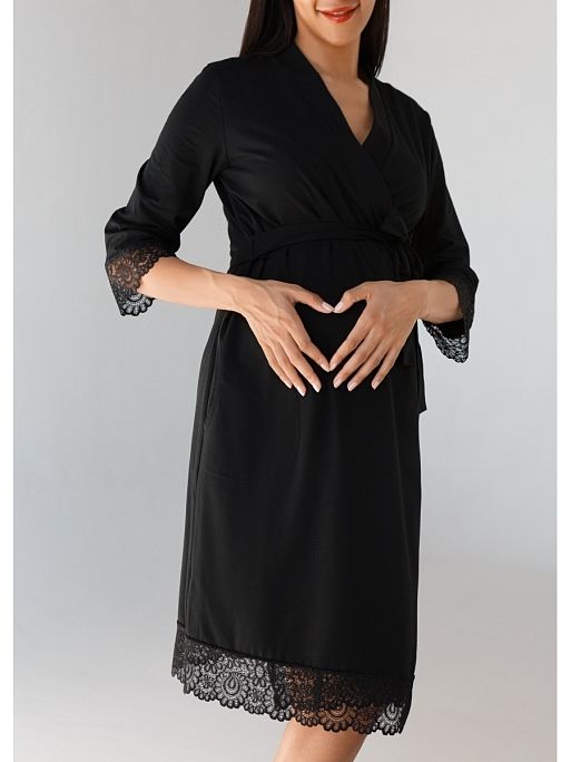 Комплект халат и сорочка для беременных I Love Mum 3