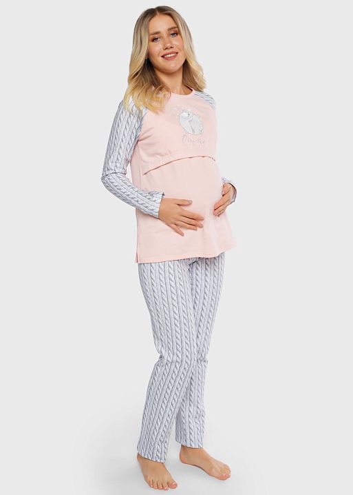 Утепл. комплект для дома Доменик для беременных и кормящих I Love Mum 1