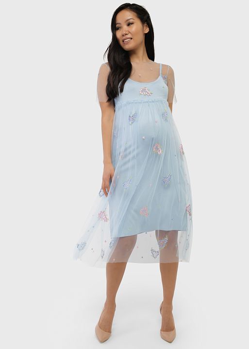 Платье Дэшер для беременных I Love Mum 1