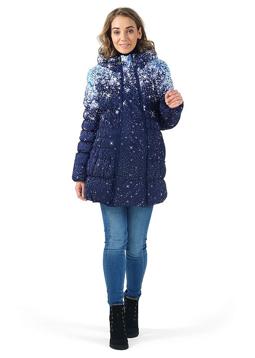 Куртка 2в1 зимн. Мальта ночные звезды для беременных I Love Mum 3