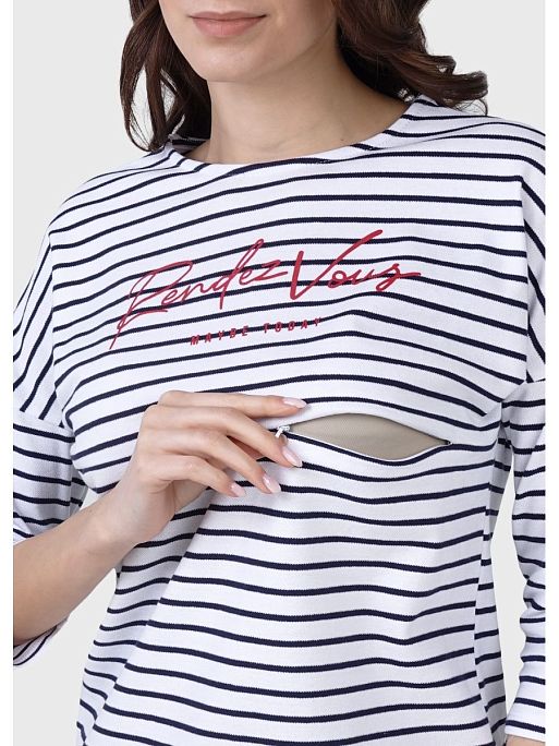 Футболка для беременных и кормления Пике I Love Mum 2