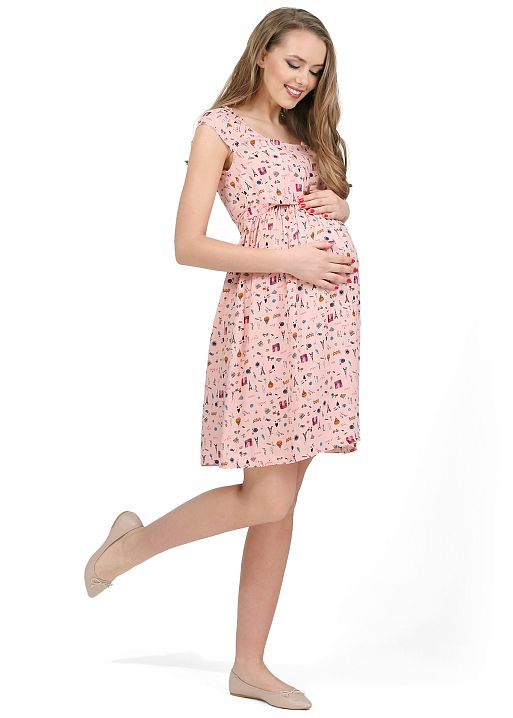 Платье Павлина для беременных и кормящих I Love Mum 1