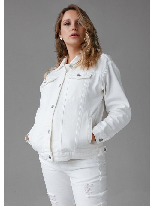 Джинсовая куртка для беременных Дакота I Love Mum 5