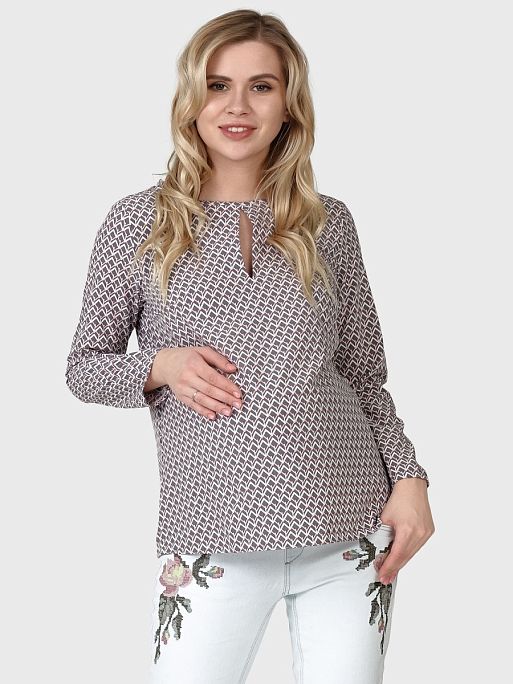 Блузка (туника) с длинным рукавом для беременных Джессика I Love Mum 1