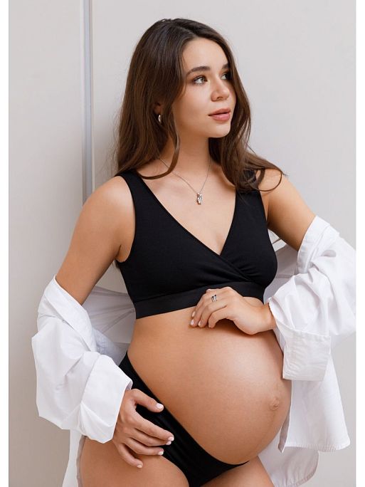 Трусы для беременных женские Лика набор 2 шт хлопок низкие I Love Mum 9
