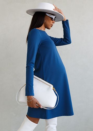 Платье Эрлин для беременных цвет аквамарин   I Love Mum