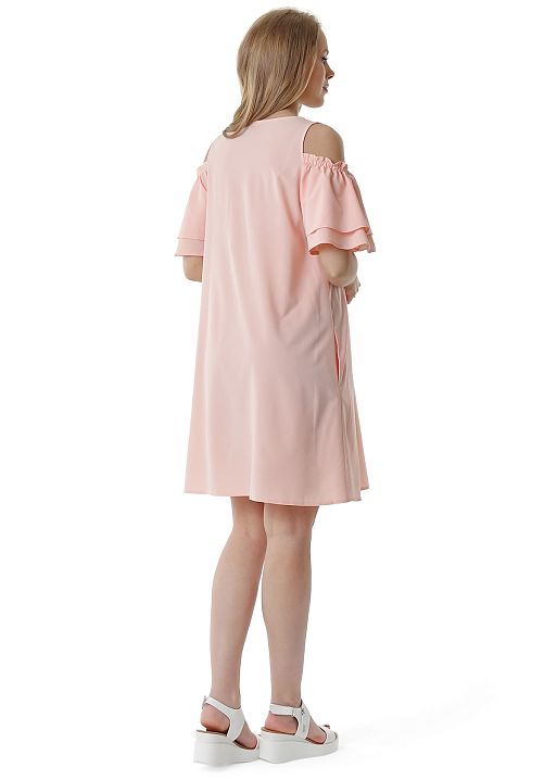 Платье Триша для беременных цвет персик I Love Mum 3