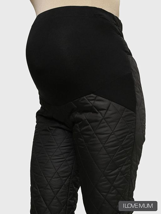 Брюки зимние утепленные Луиджи штаны для беременных балоневые  одежда для беременных и кормящих I Love Mum 2