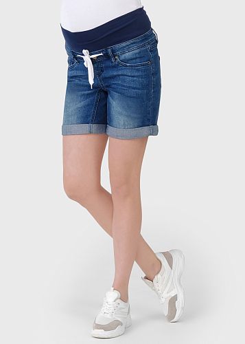 Летние джинсовые шорты для беременных Дубай  I Love Mum