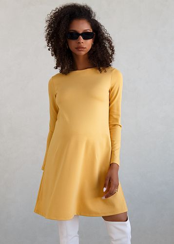 Платье Эрлин для беременных цвет золотой   I Love Mum
