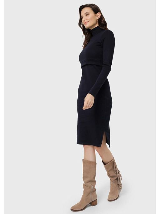 Платье для беременных и кормящих Анисия; цвет: синий 3 Платье для беременных и кормящих Анисия I Love Mum 3