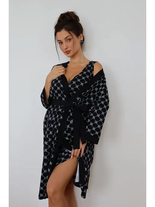 Халат и сорочка для беременных и кормящих в роддом I Love Mum 12