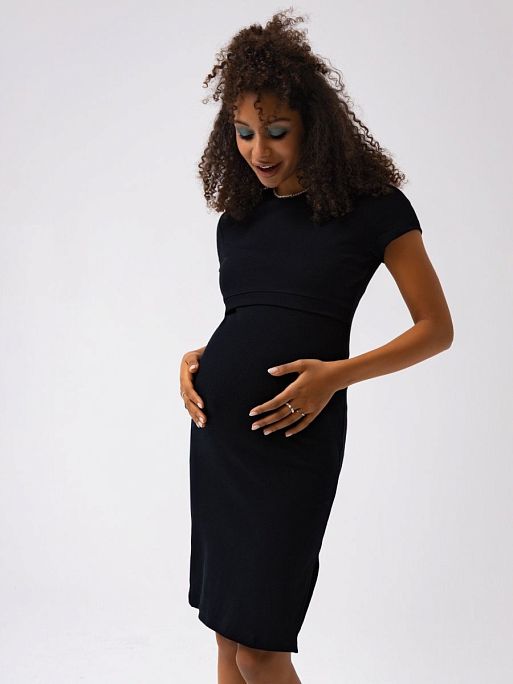 Платье для беременных и кормления летнее домашнее Бланш I Love Mum 4