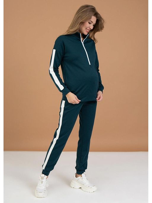 Костюм спортивный женский для беременных Джордж трикотажный костюм одежда для беременных и кормящих I Love Mum 3