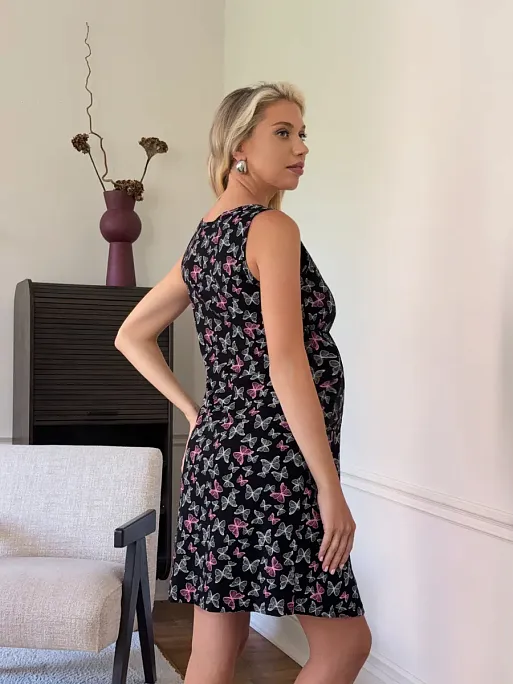 Сорочка и халат для беременных и кормящих в роддом I Love Mum 11