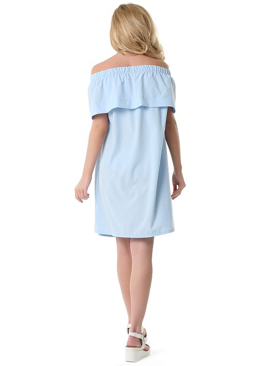 Платье Контент для беременных и кормящих нежно голубой I Love Mum 7