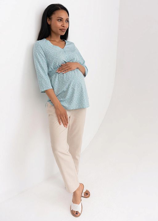 Блузка Кэрри для беременных и кормящих I Love Mum 4