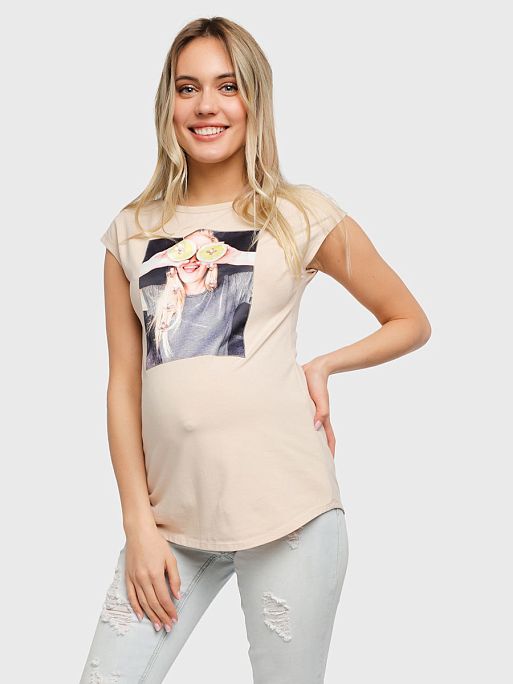 Футболка для беременных Дайсон с принтом одежда для беременных I Love Mum 1