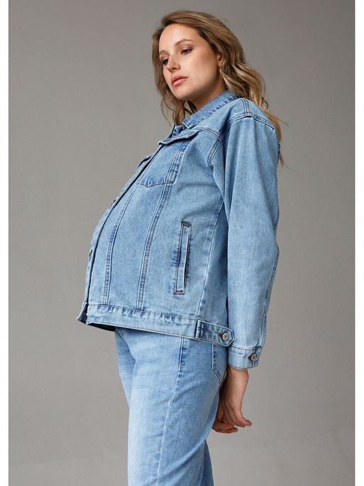 Джинсовая куртка для беременных Дакота I Love Mum 4