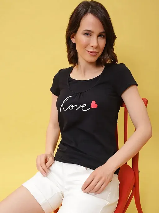 Футболка для беременных и кормления Агна I Love Mum 3