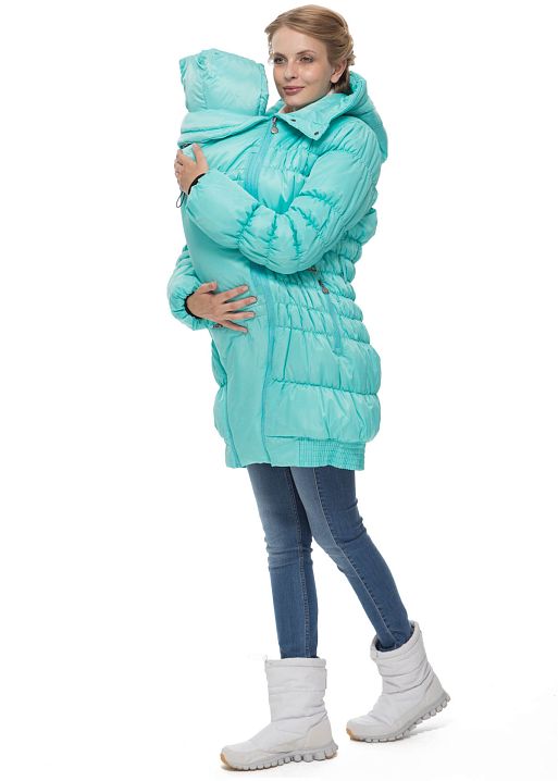 Куртка 3в1 зимн. Исландия аква для беременных и слингоношения I Love Mum 2
