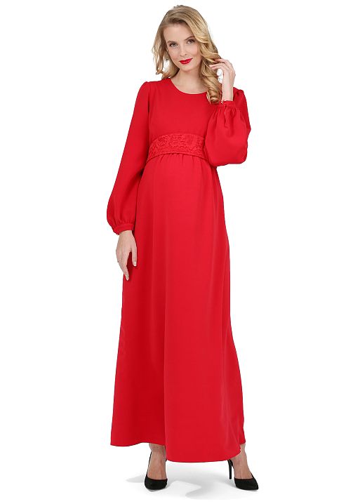 Платье Ванесса для беременных красный I Love Mum 5