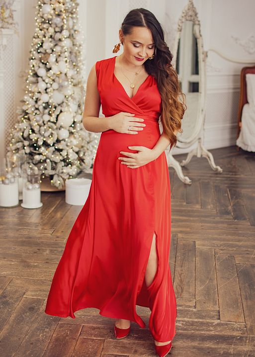 Платье Омела для беременных и кормящих I Love Mum 1