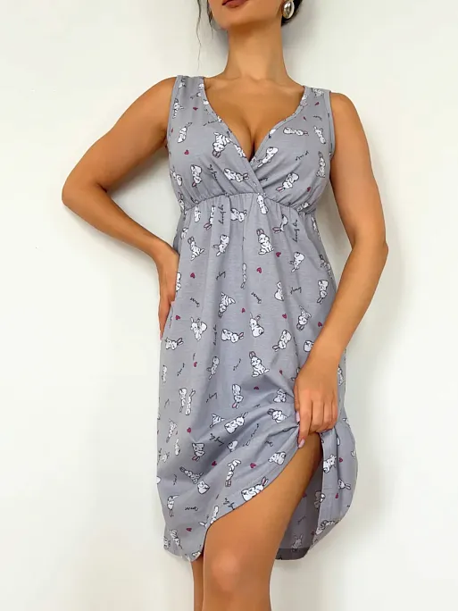 Халат и сорочка для беременных и кормящих в роддом I Love Mum 7