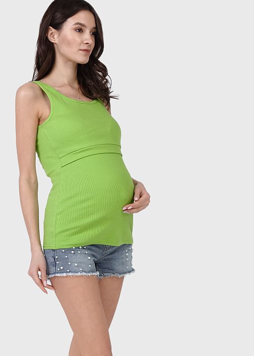 Летние джинсовые шорты для беременных Крит I Love Mum 3