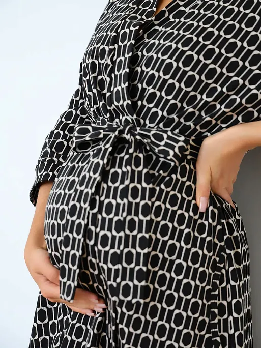 Халат и сорочка для беременных и кормящих в роддом I Love Mum 11