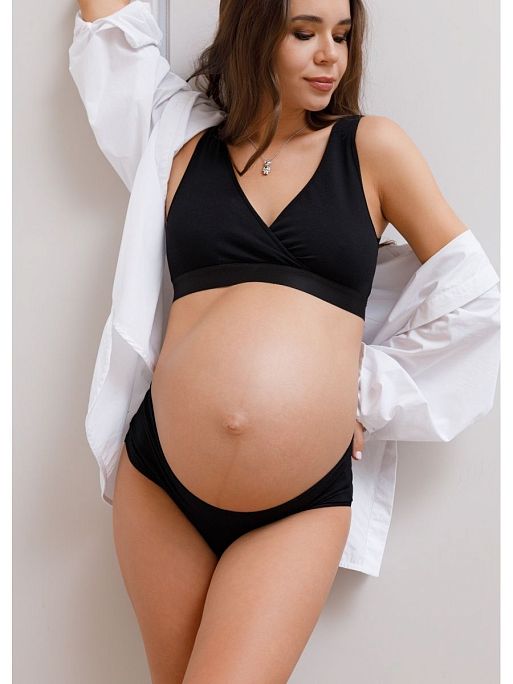 Трусы для беременных женские Лика набор 2 шт хлопок низкие I Love Mum 7