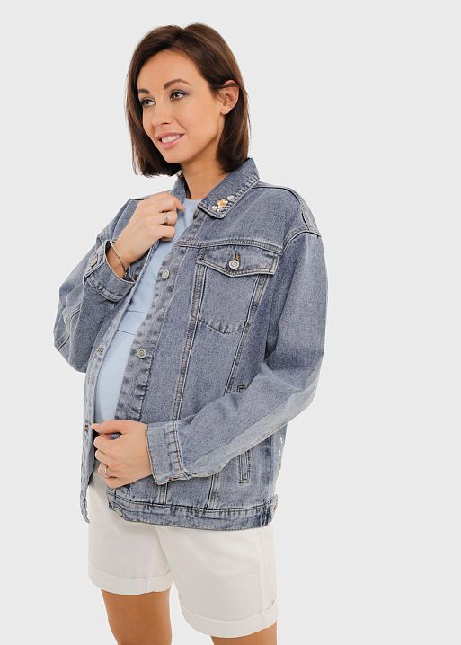 Куртка джинсовая Дакота для беременных I Love Mum 1