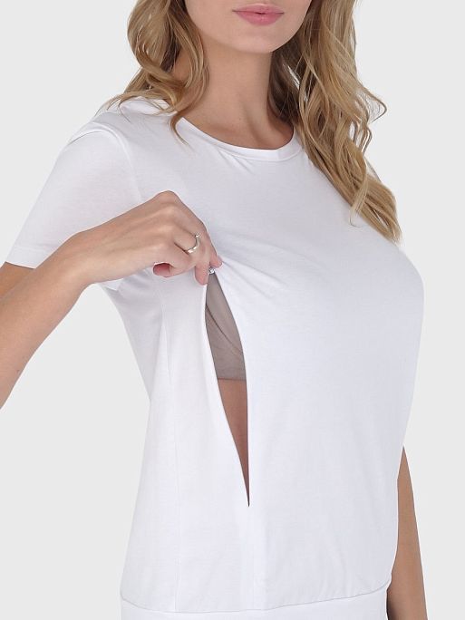 Базовая футболка для беременных и кормления Милли одежда для беременных и кормящих I Love Mum 3